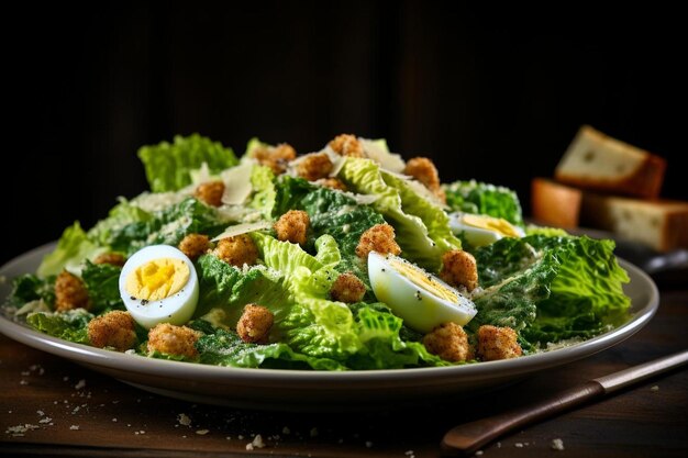 Elegant Caesar Salad Elegance