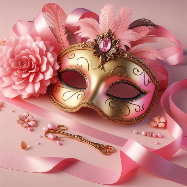 Elegant carnavalmasker.