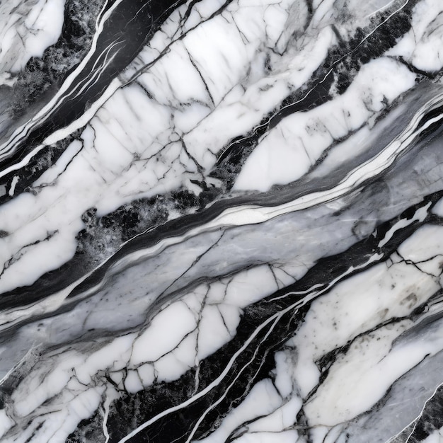 Elegant Charcoal Veined Marble Texture