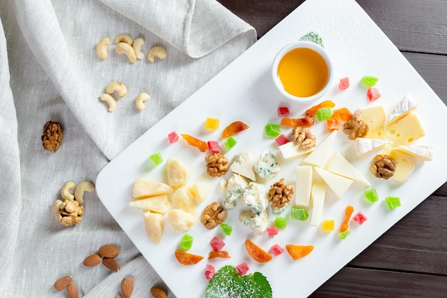 elegant cheese plate