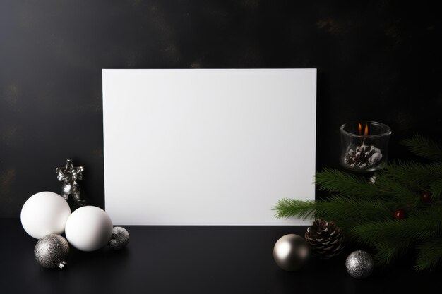 Elegant Christmas Mockup Space