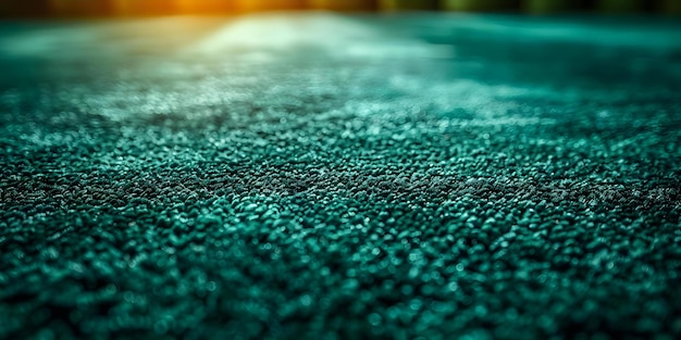 어두운 녹색 카의 우아한 클로즈업 트 (Elegant CloseUp Shot of a Dark Green Carpet with Tight Weave Texture Concept)