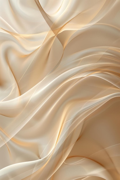 elegant curved lines on a beige background creating a fluid and dynamic composition