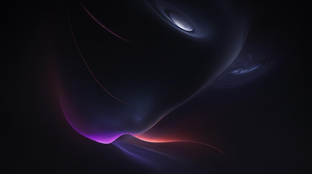 Elegant Dark Abstract with Seamless Gradient