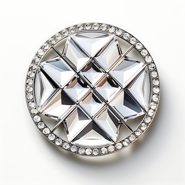 Elegant Diamond Encrusted Coasters Clear Material With Embedded Diam creative concept idea design