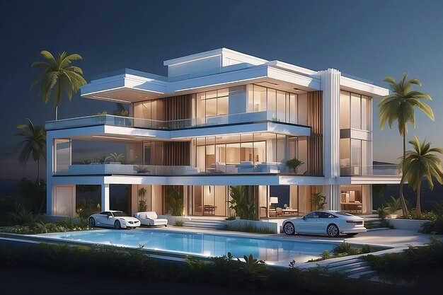 Elegant Expanse A 3D Luxury Residence