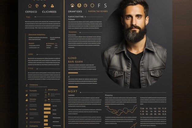 Foto elegant finance banking cv