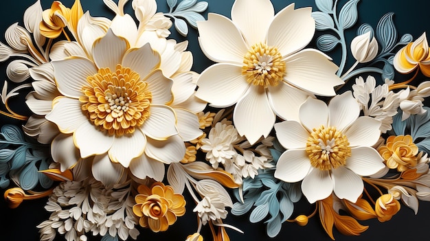 Elegant floral pattern inspires modern fashion creativity