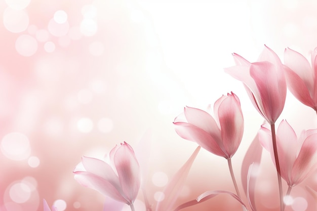 Elegant Flower Overlay for Text