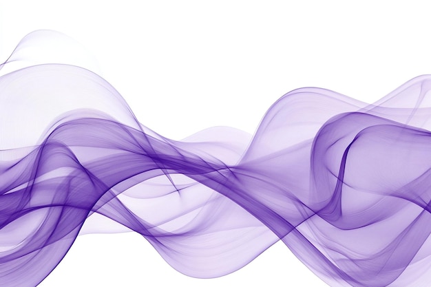 elegant flowing purple chiffon delicate and airy fabric waves in a minimalistic and sophisticated