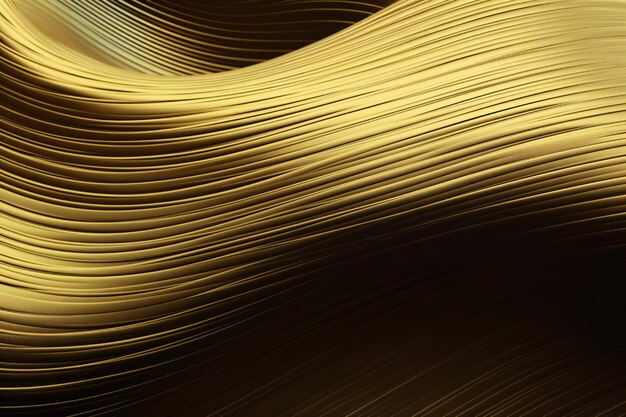 Elegant gold metal texture with thin wavy line detail