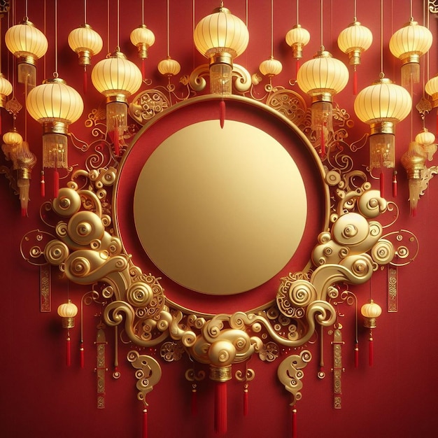 Elegant golden chinese new year background new chinese new year wallpapers golden chinese card