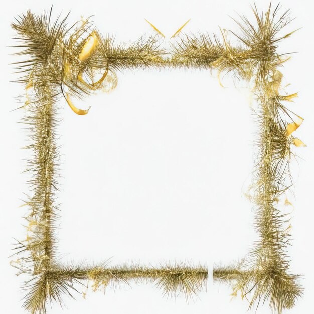 Photo elegant golden christmas frames new year border