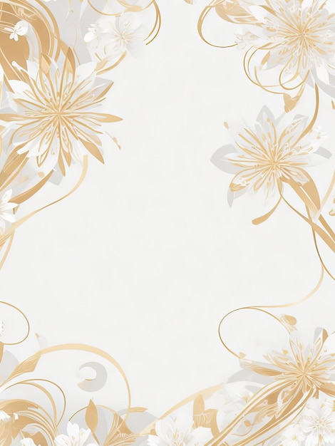 Elegant Golden Curves Luxurious Background Pattern