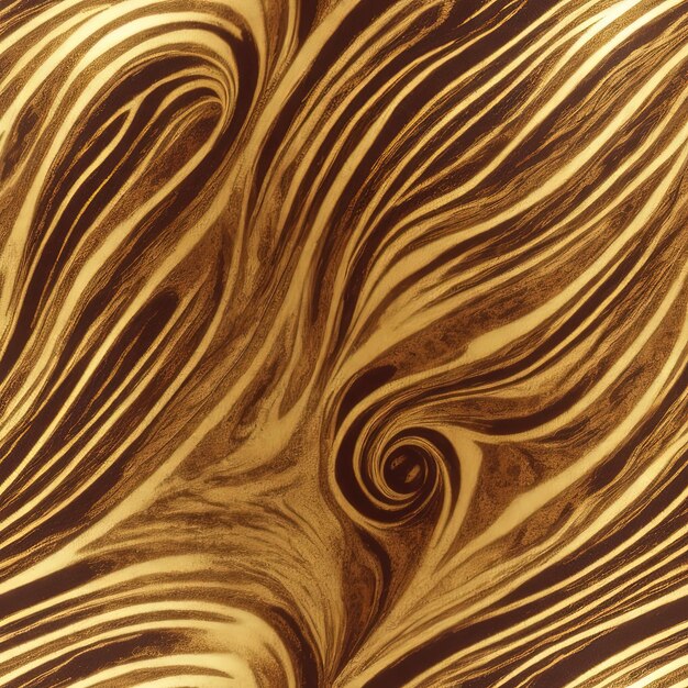 Elegant Golden Curves Luxurious Background Pattern