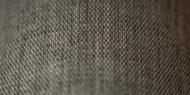 Elegant gray cotton fabric texture background thin line of focus