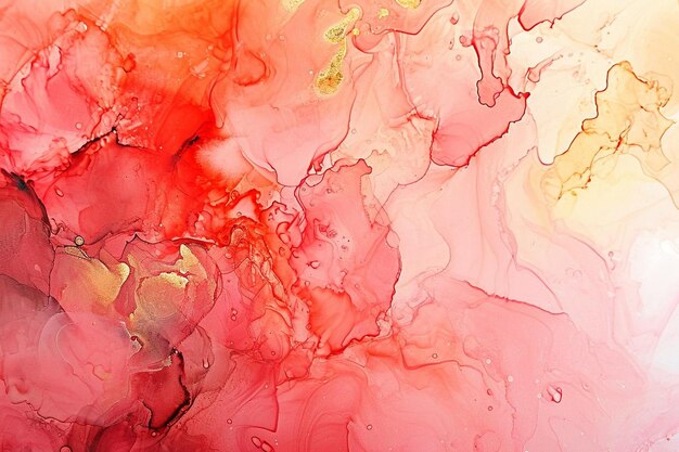 Elegant hand painted pastel pink alcohol ink background