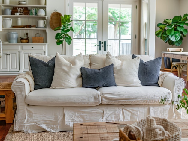 Elegant home interior design with simple decor