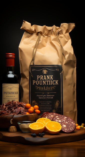 Elegant Hungary Plinka Paprika Dried Meats Dusty Terracottas Blackle Trending Background Layout
