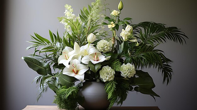 Elegant Indoor Plant Arrangement