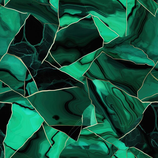 Elegant jade green marble pattern