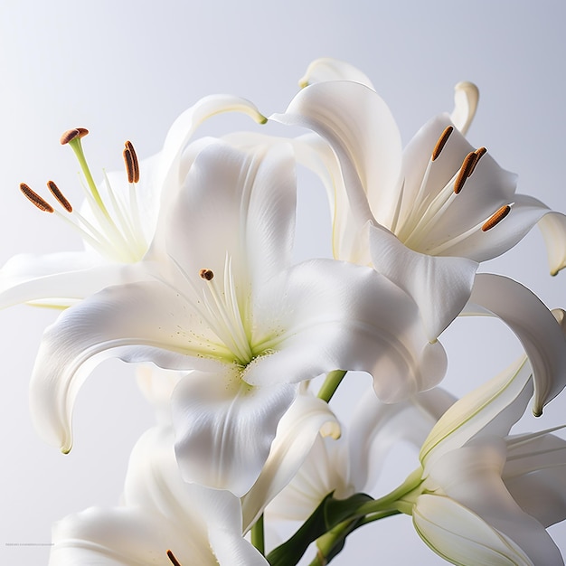 Photo elegant lily bloom