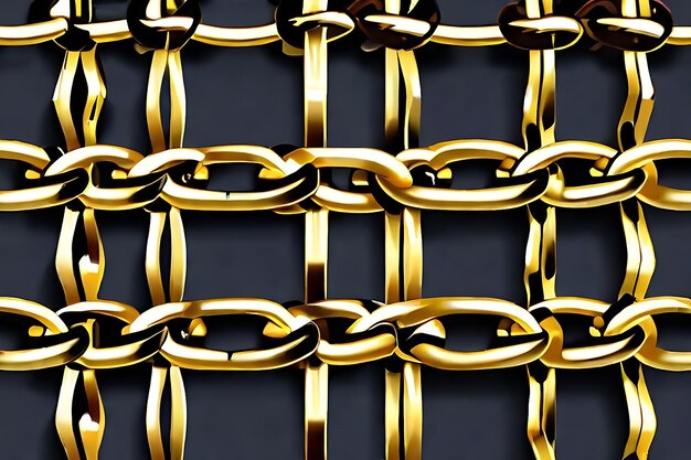 elegant link chain style truchet pattern