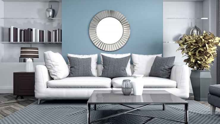 Photo elegant living room interior