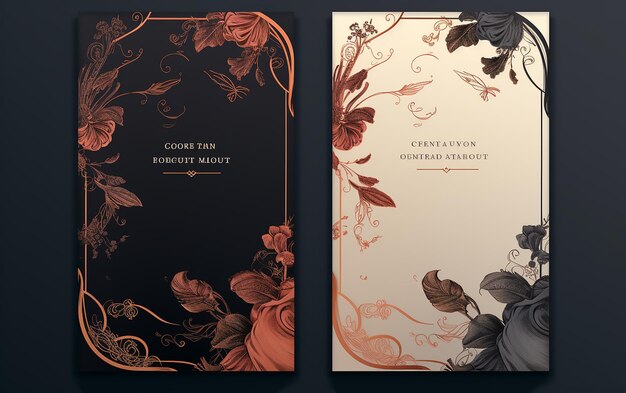 Elegant Menu Cover Design