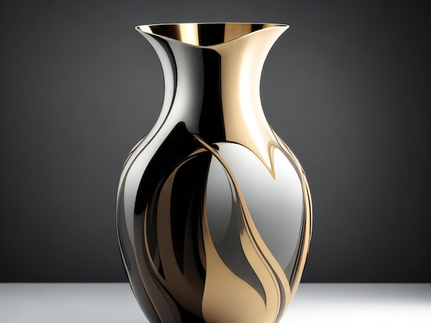 Elegant modern vase design ai generated