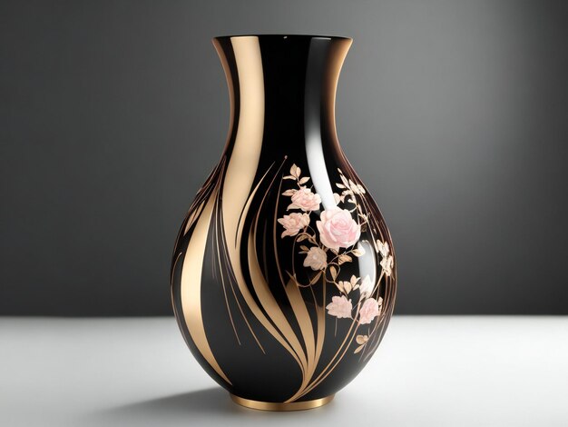 Elegant modern vase design ai generated