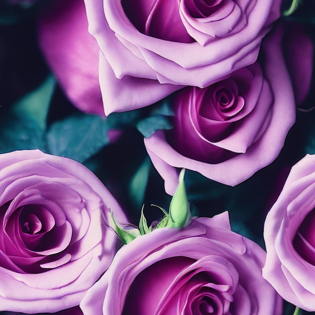 Elegant naadloos patroon met roze rosebuds, mooie rozen achtergrond