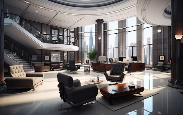 Elegant office interior