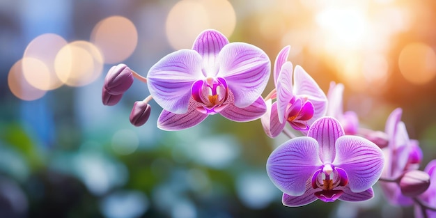 Elegant Orchid Flower in Exquisite Macro Detail