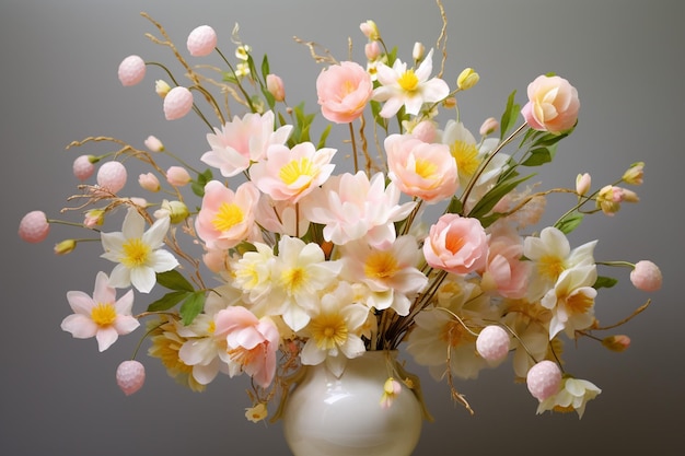 Elegant Pastel Paasarrangement