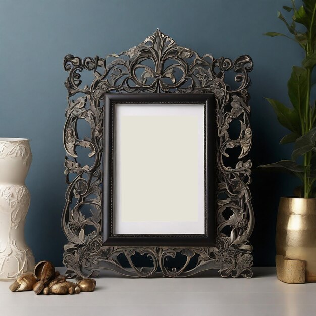 Photo an elegant photo frame for home decor