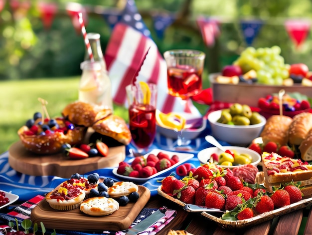 4th of july store setup