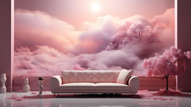 Elegant Pink Backdrop