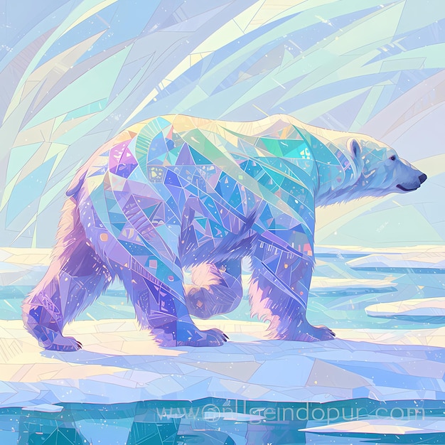 Elegant Polar Bear
