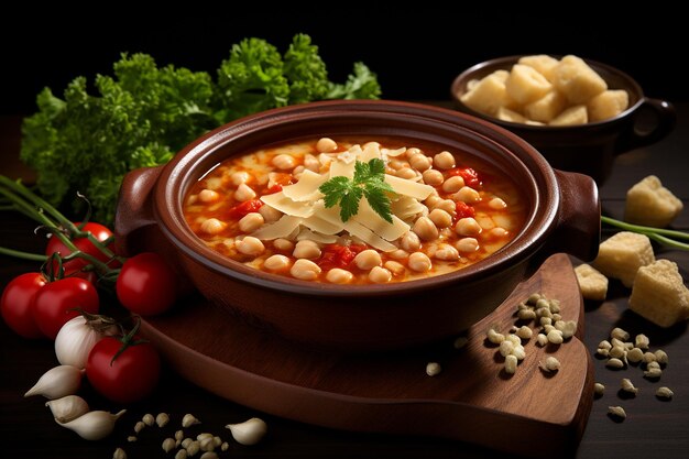 Elegant Presentation of Gourmet Pozole