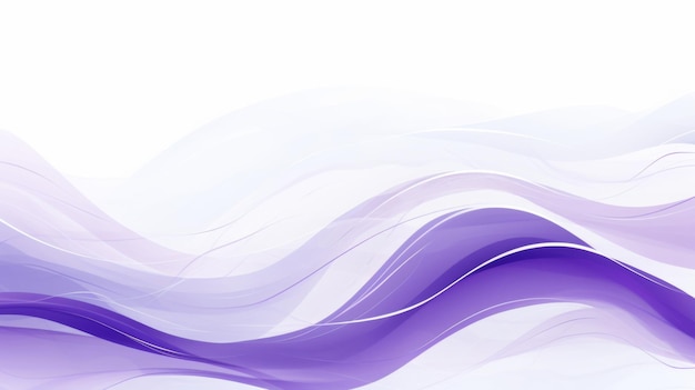 Elegant Purple Wave Abstract