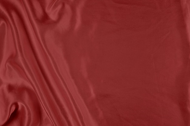 Elegant Red Silk Background with Copy Space