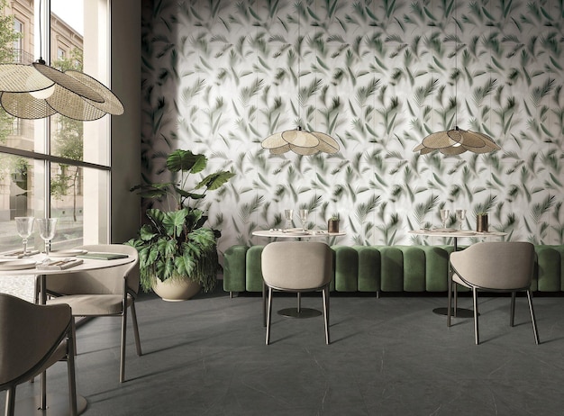 elegant restaurant interior