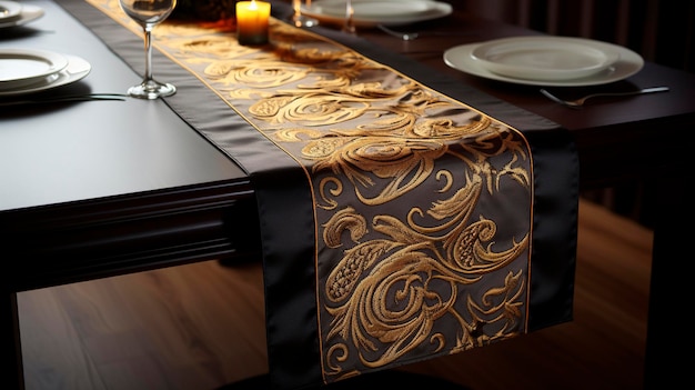 Elegant Satin Table Runners