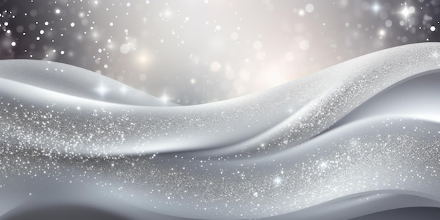 Photo elegant silver sparkle design background wallpaper