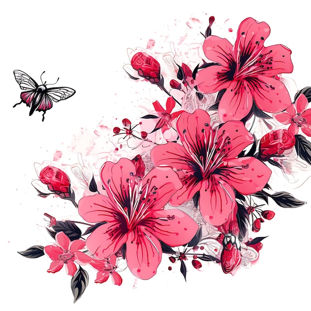 Elegant Stamp Collection Watercolor Flowers and Artistic Designs for Digital Crafting