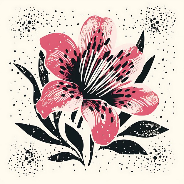 Photo elegant stamp collection watercolor flowers and artistic designs for digital crafting