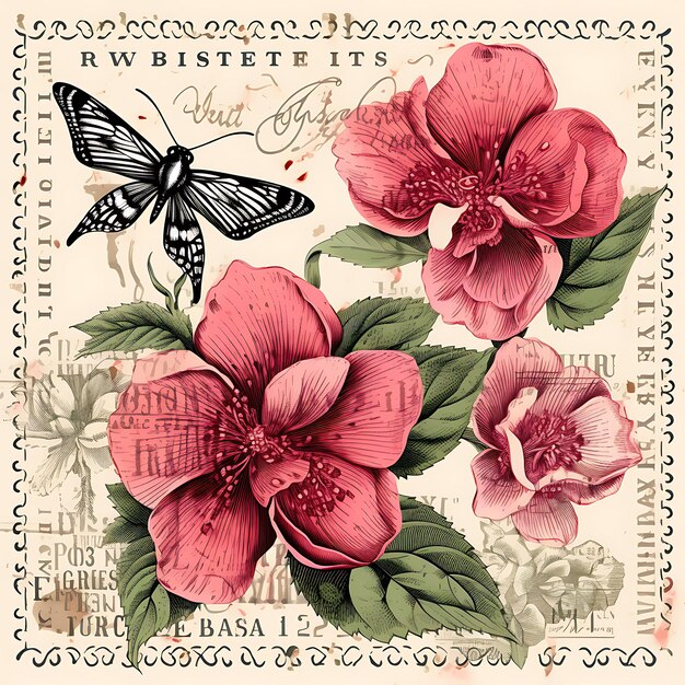 Elegant Stamp Collection Watercolor Flowers and Artistic Designs for Digital Crafting