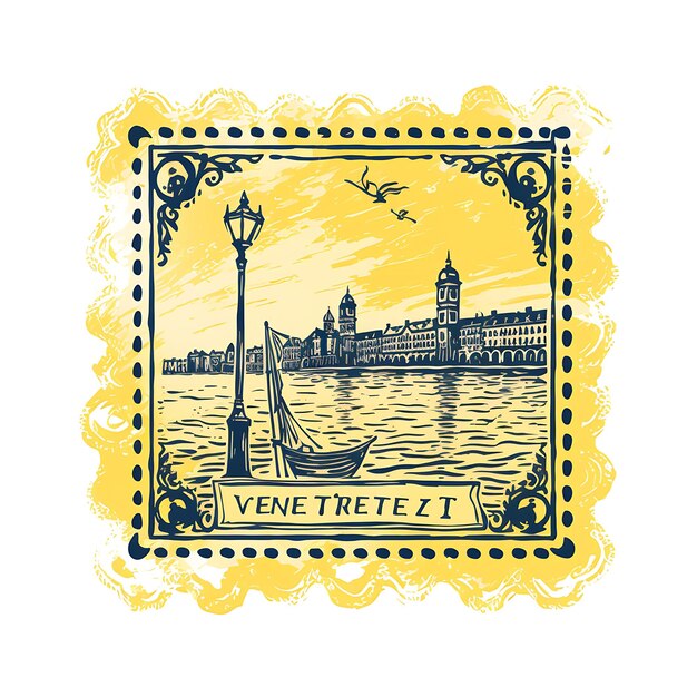 Elegant stamp designs embark on a journey to beauty cities across the world