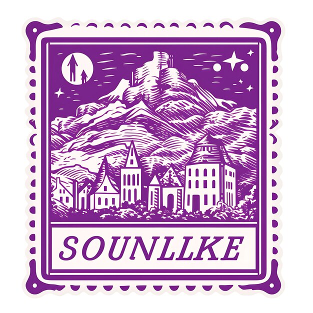 Photo elegant stamp designs embark on a journey to beauty cities across the world